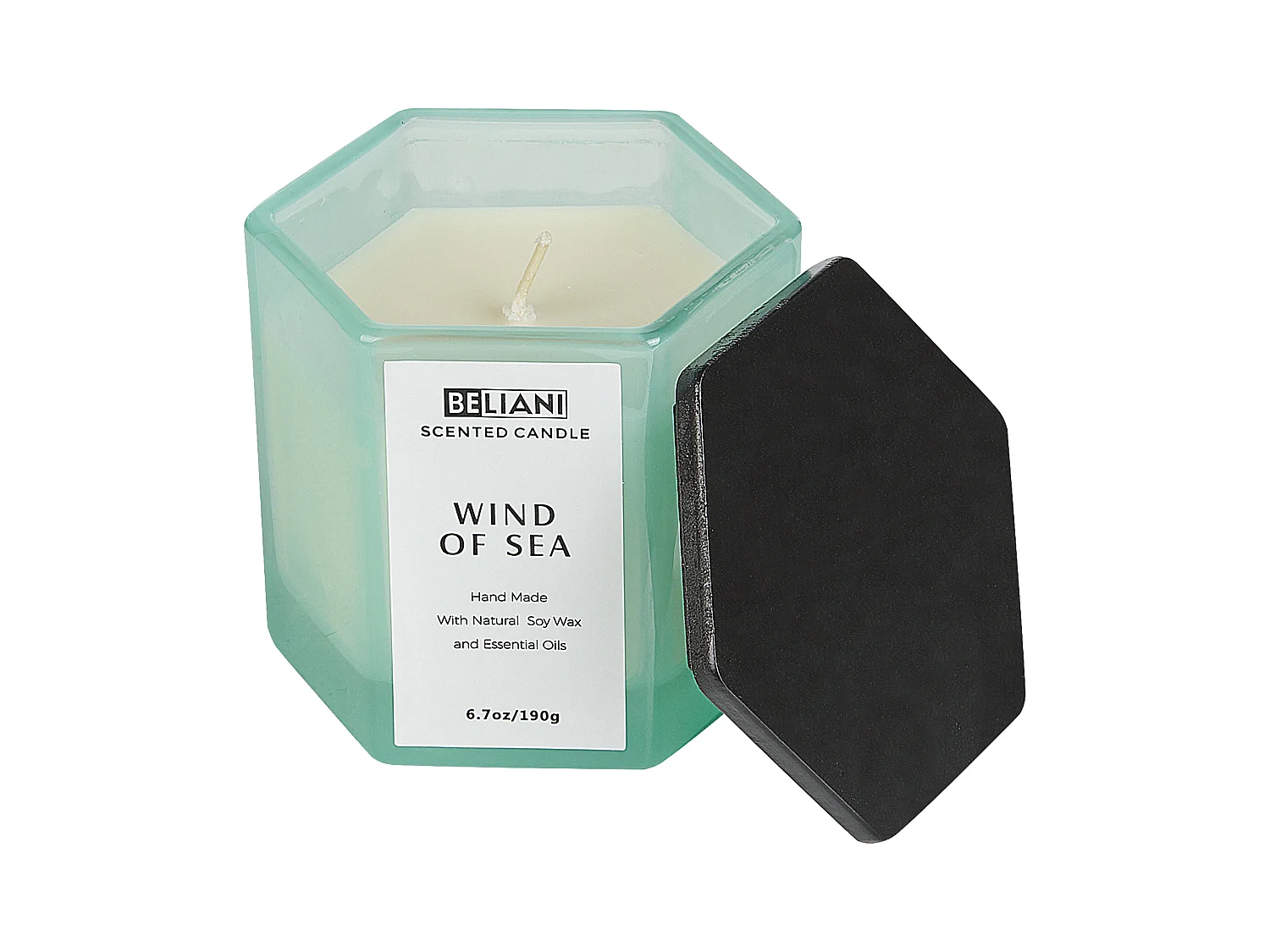 Duftkerze mit Duftverteiler CLASSY TINT Sojawachs Frische Note