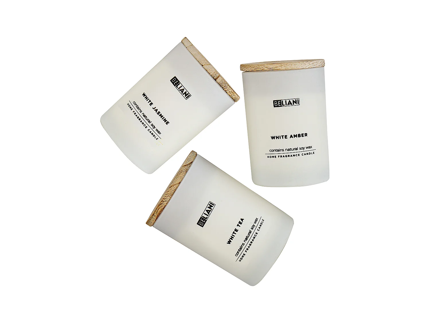 Duftkerzen 3er Set SIMPLICITY Sojawachs Frische Note Blumige Note