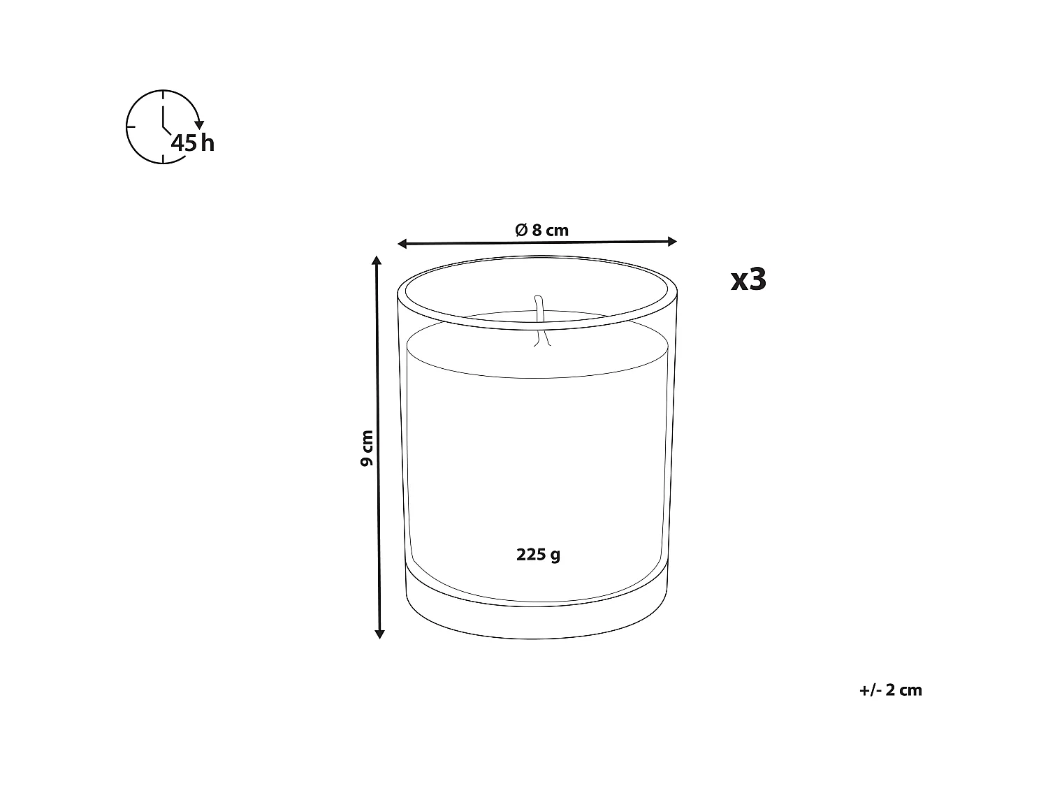 Duftkerzen 3er Set COLORFUL BARREL Sojawachs Orientalische Note Krautige Note Blumige Note