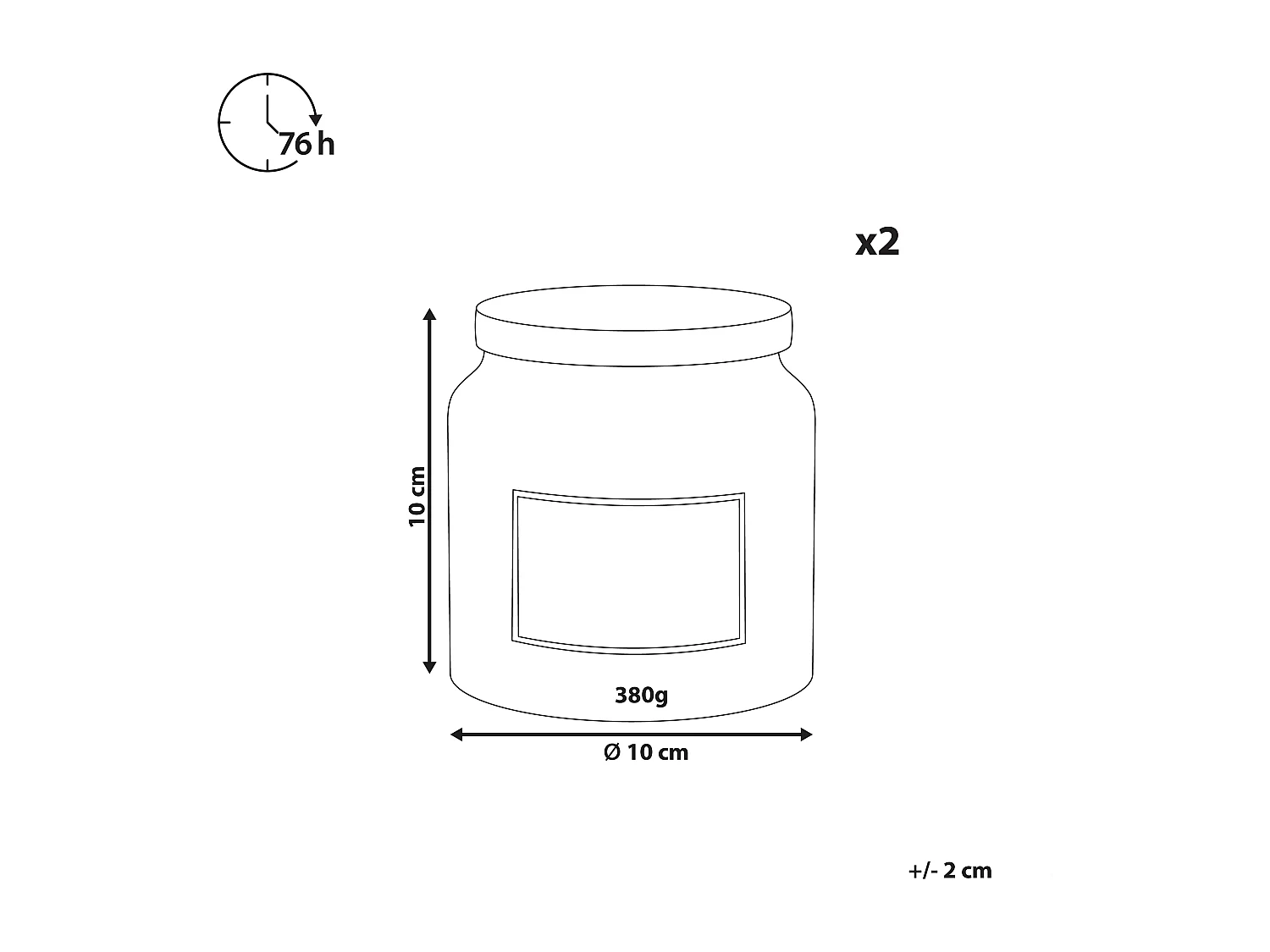 Conjunto de 2 Velas Perfumadas ABSOLUTE ALCHEMY Cera de soja Notas frutadas Notas frescas