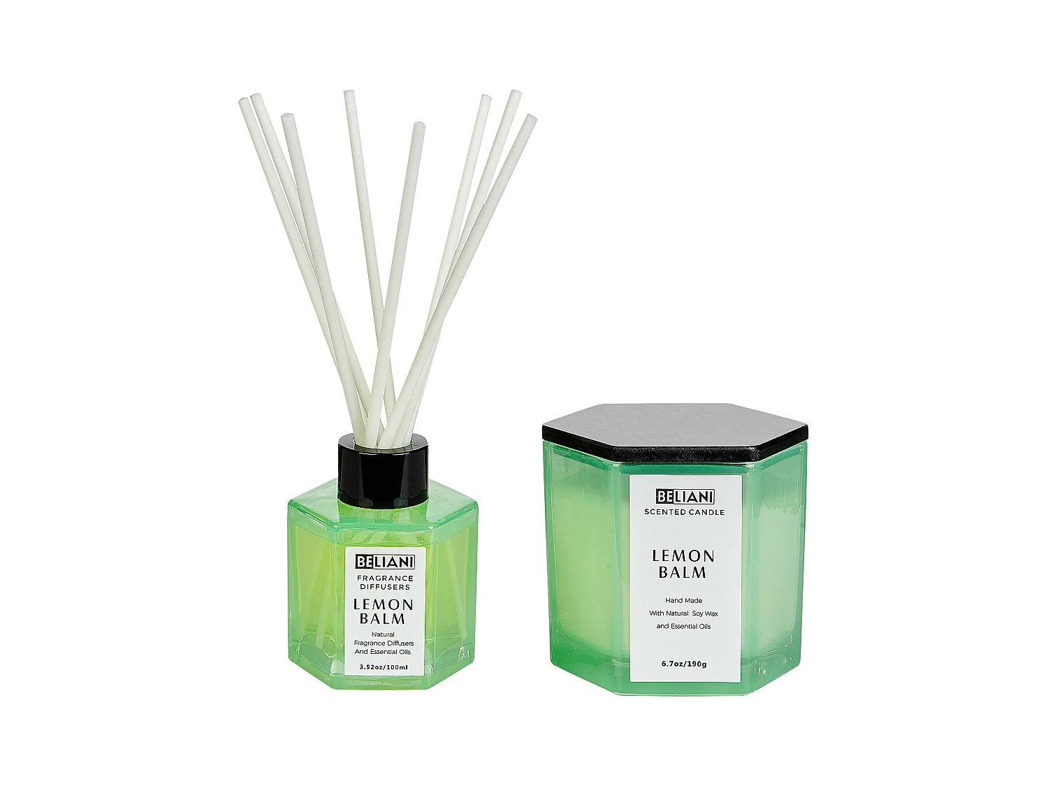 Bougie parfumée avec diffuseur CLASSY TINT Cire de soja Notes de fraîcheur
