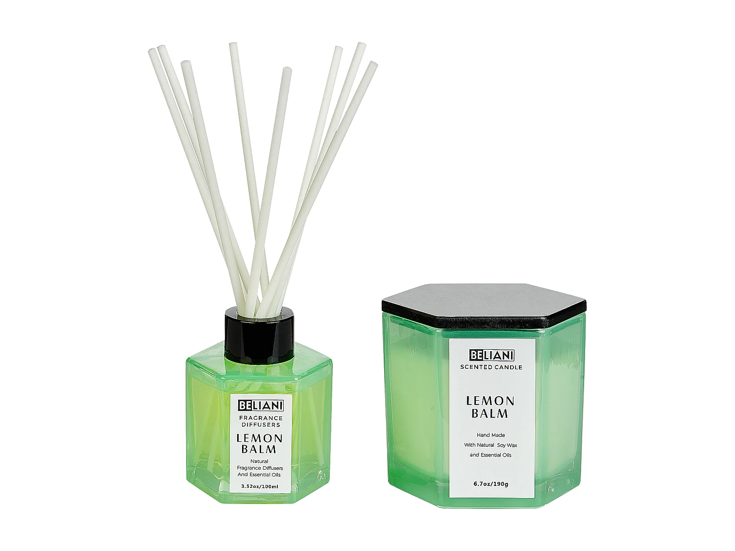 Duftkerze mit Duftverteiler CLASSY TINT Sojawachs Frische Note