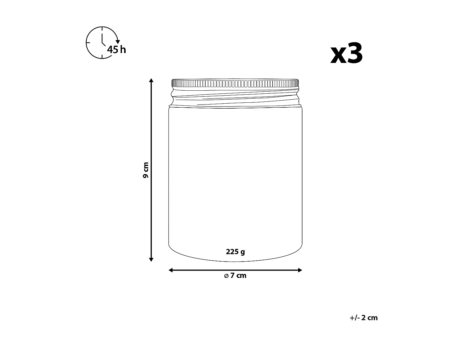 Duftkerzen 3er Set FRUITY BLOOM Sojawachs Orientalische Note Krautige Note Blumige Note