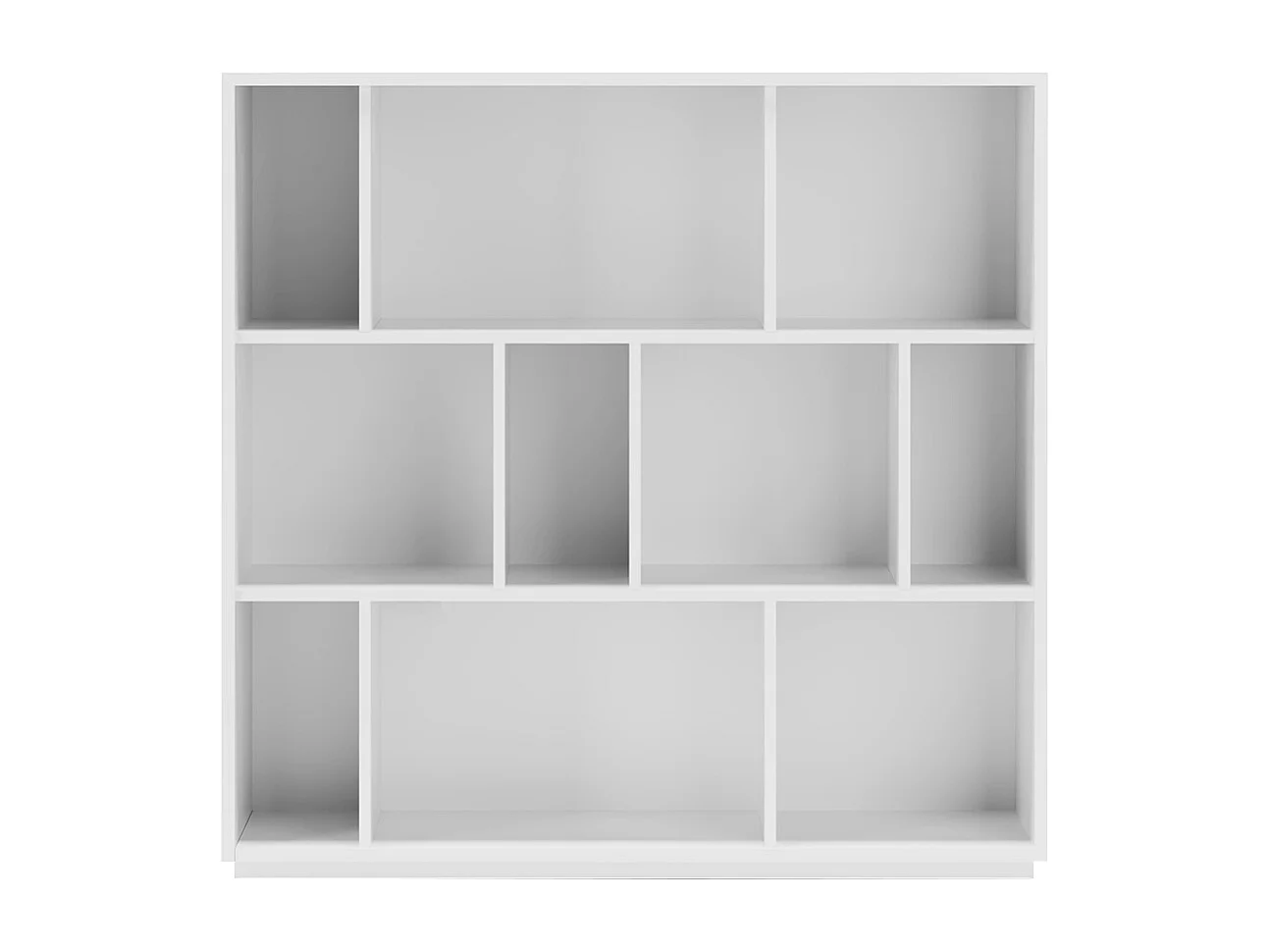 Biblioteca 3 prateleiras - A117cm x C119cm x P32cm branco - Nack