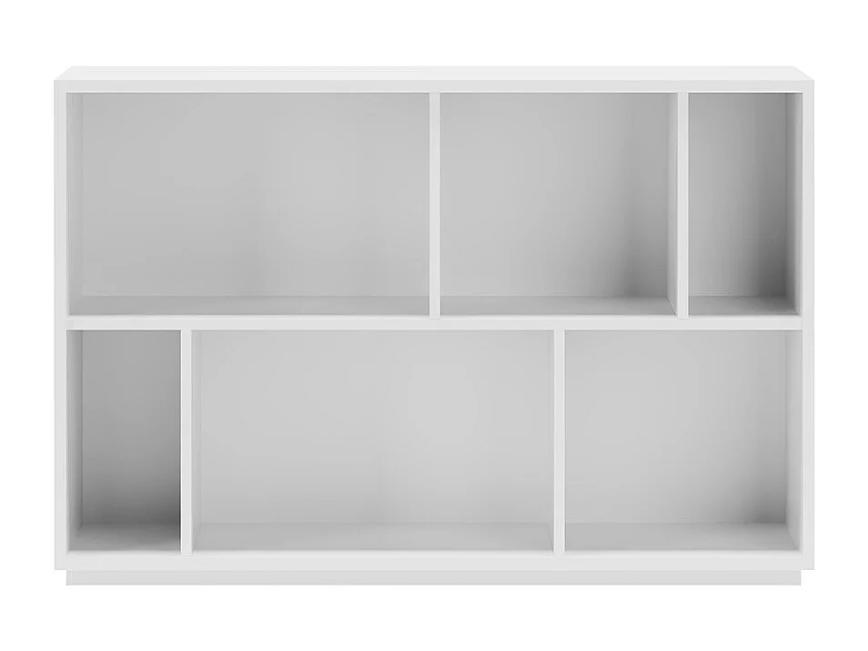 Biblioteca 2 prateleiras - A80cm x C119cm x P32cm branco - Nack