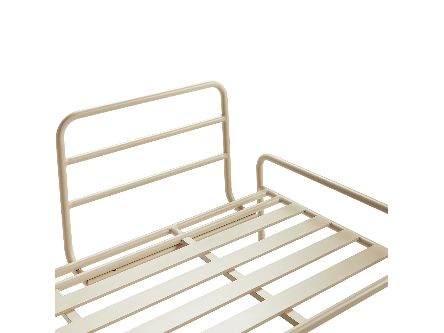 Canapé de jardin 2 places SOLOFRA Métal Beige