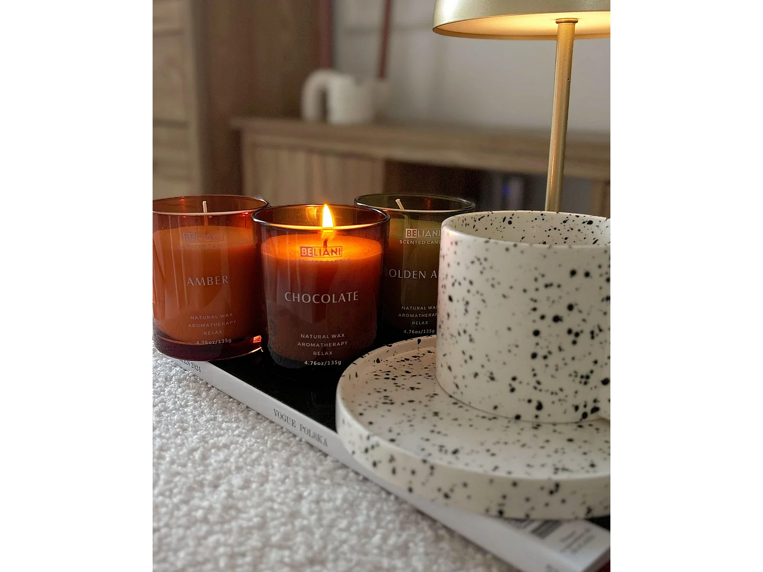 Duftkerzen 3er Set SHEER JOY Sojawachs Fruchtige Note Frische Note