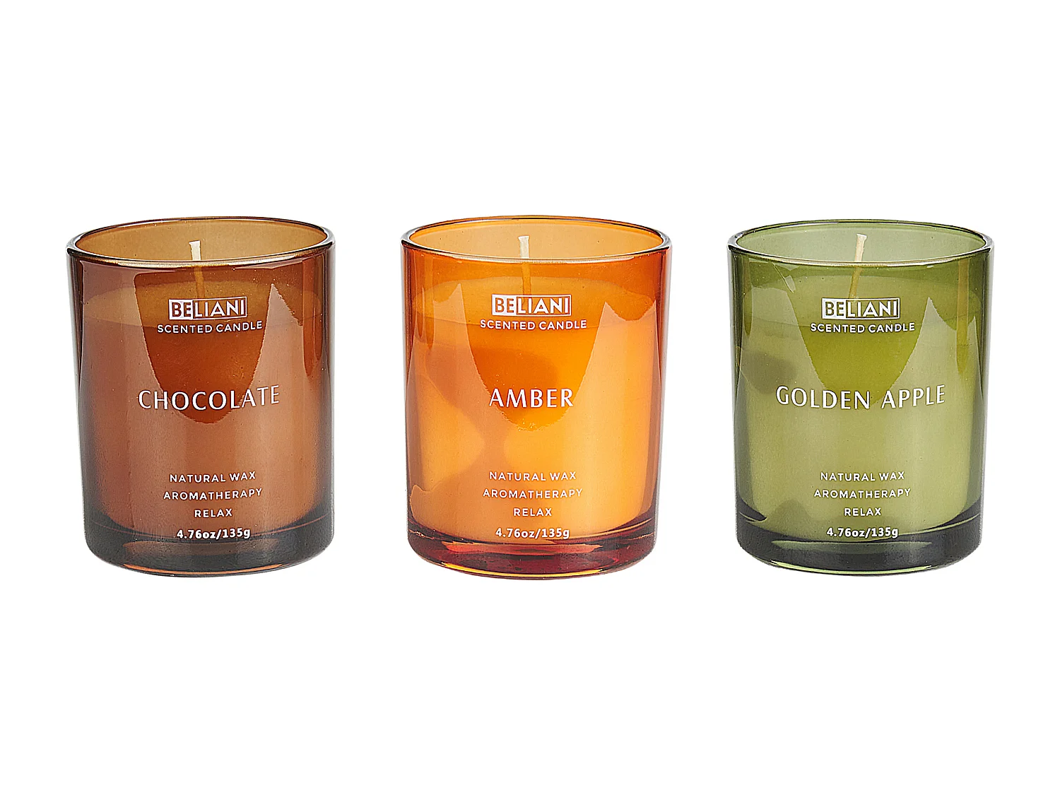 Duftkerzen 3er Set SHEER JOY Sojawachs Fruchtige Note Frische Note