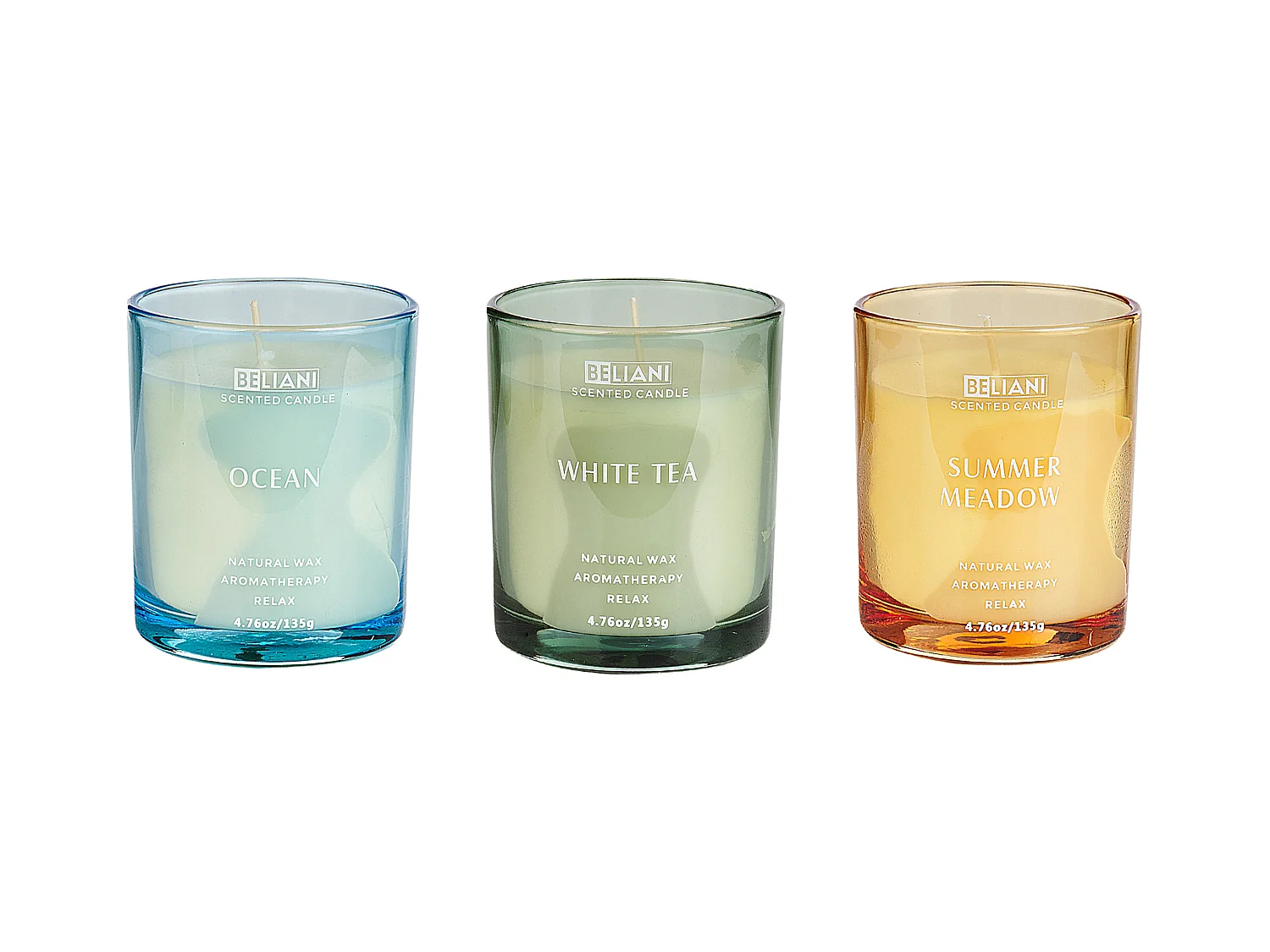 Duftkerzen 3er Set SHEER JOY Sojawachs Frische Note