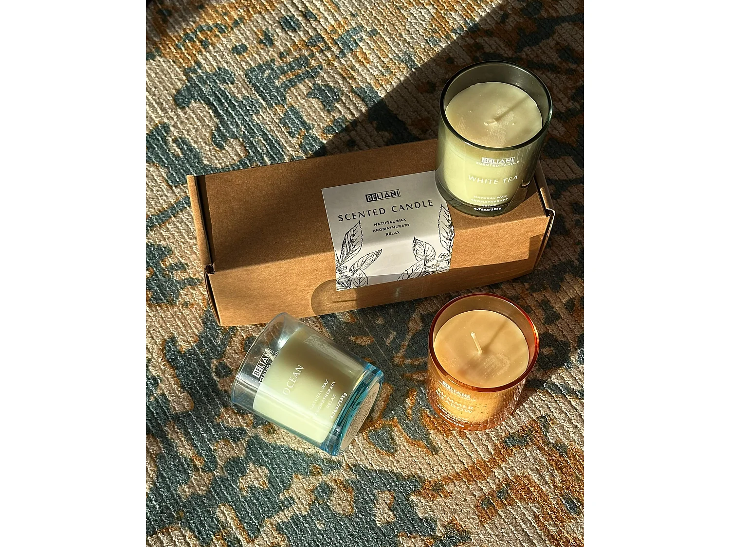 Duftkerzen 3er Set SHEER JOY Sojawachs Frische Note