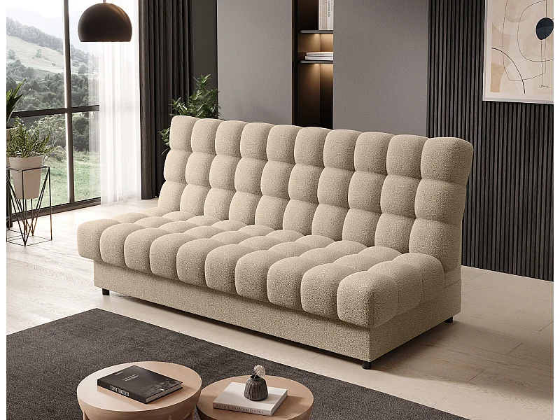 Canapé Fonco/Tissu/Beige