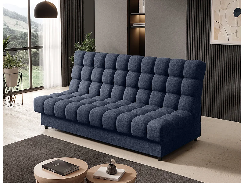 Canapé Fonco/Tissu/Bleu