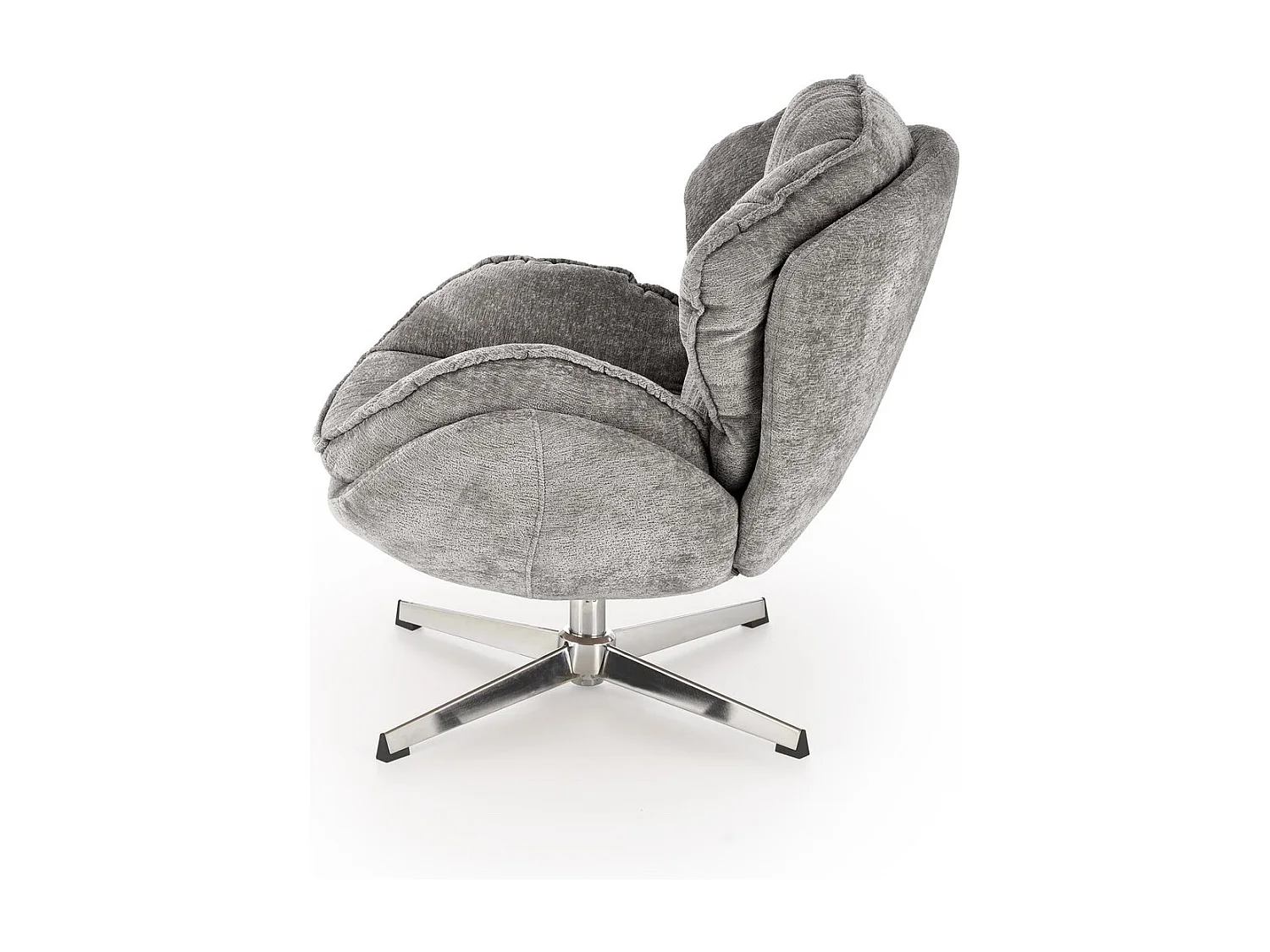 Fauteuil Guido/Tissu/Gris