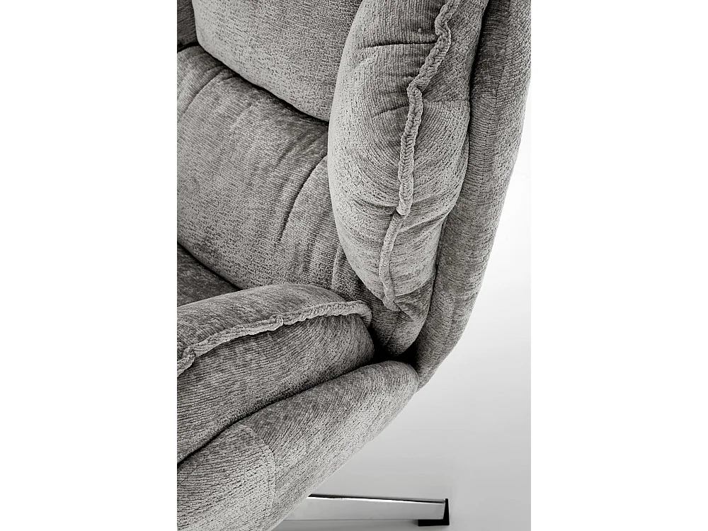 Fauteuil Guido/Tissu/Gris