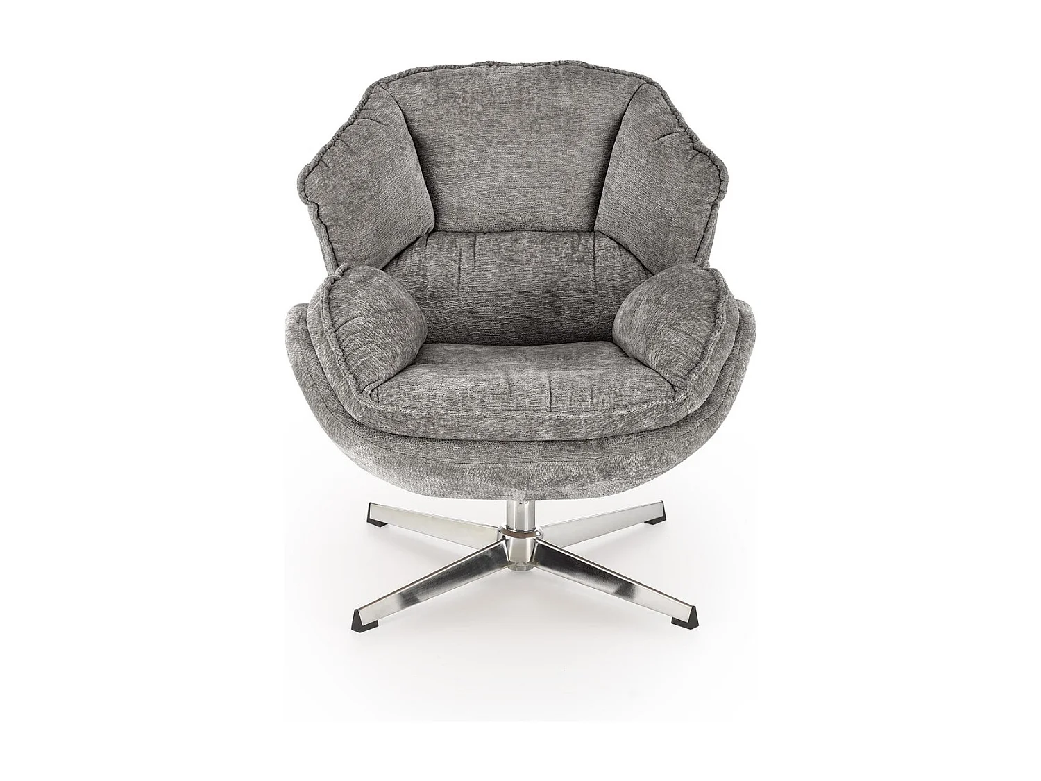 Fauteuil Guido/Tissu/Gris