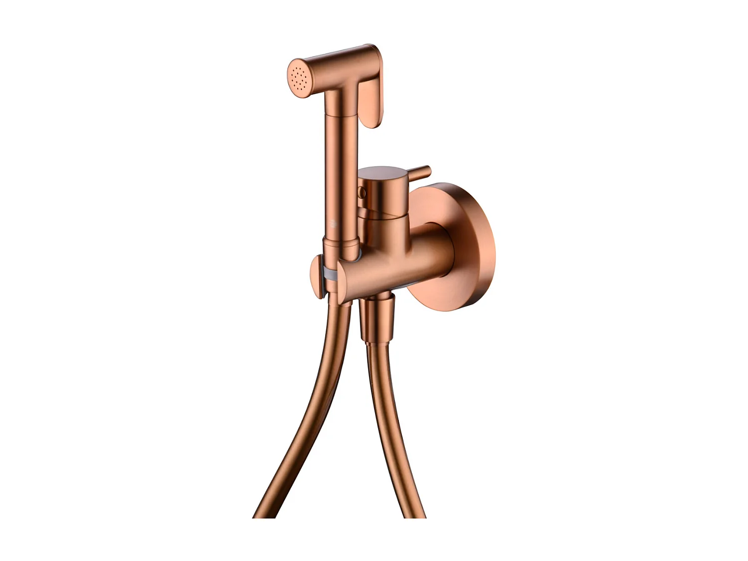 Kit Douchette hygiénique À ENCASTRER,  WC ou Bidet Salle de Bain Or Rose Cuivré MUNICH RDM001/ORC