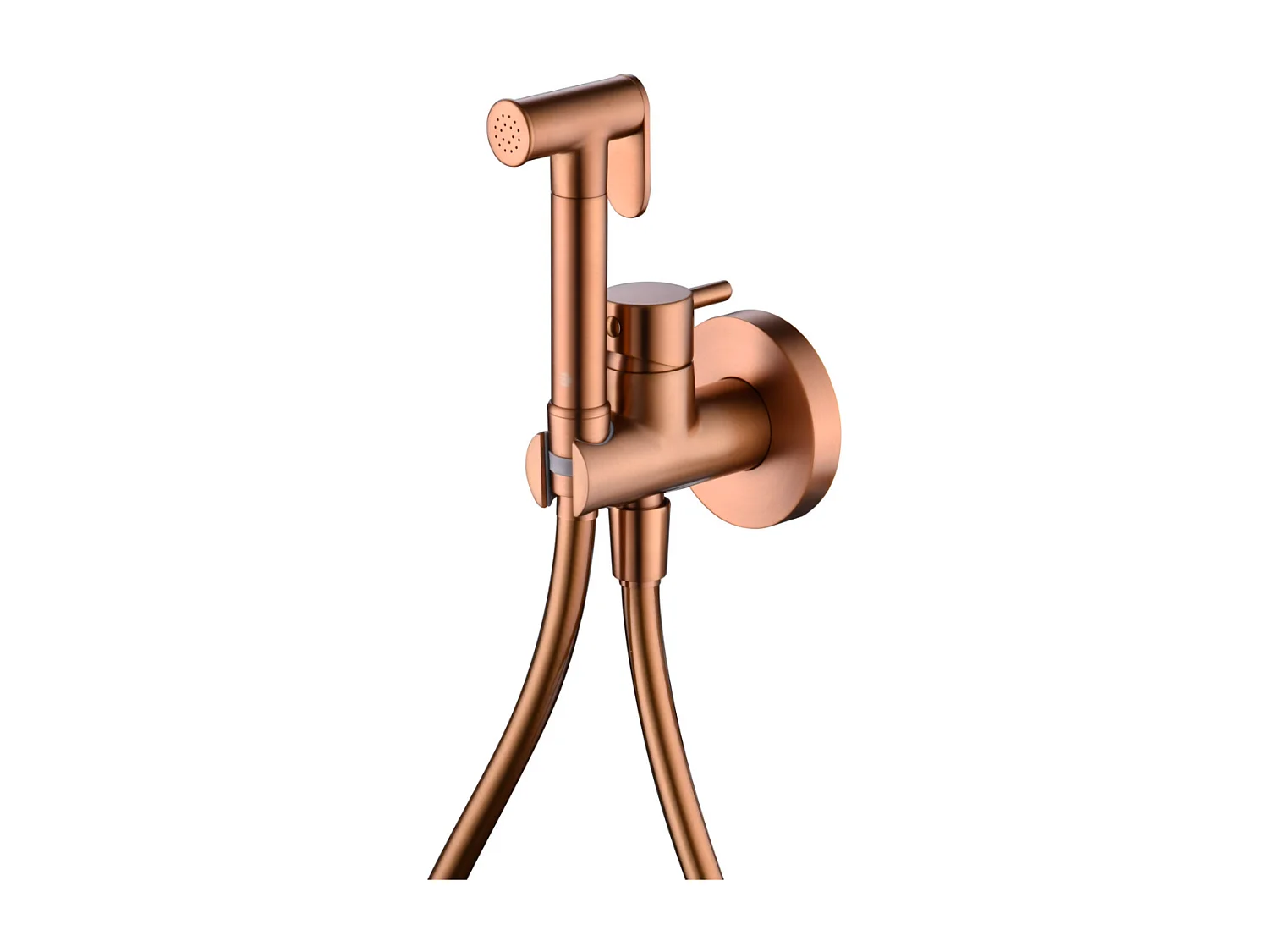 Kit Douchette hygiénique À ENCASTRER,  WC ou Bidet Salle de Bain Or Rose Cuivré MUNICH RDM001/ORC