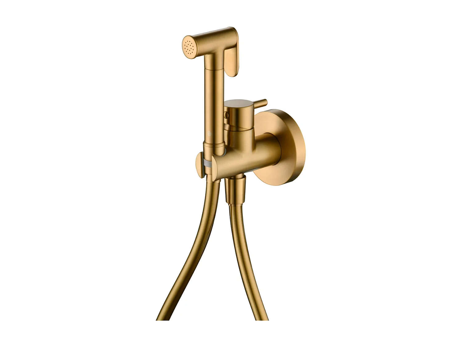 Kit Douchette hygiénique À ENCASTRER,  WC ou Bidet Salle de Bain Or Brossé MUNICH RDM001/OC