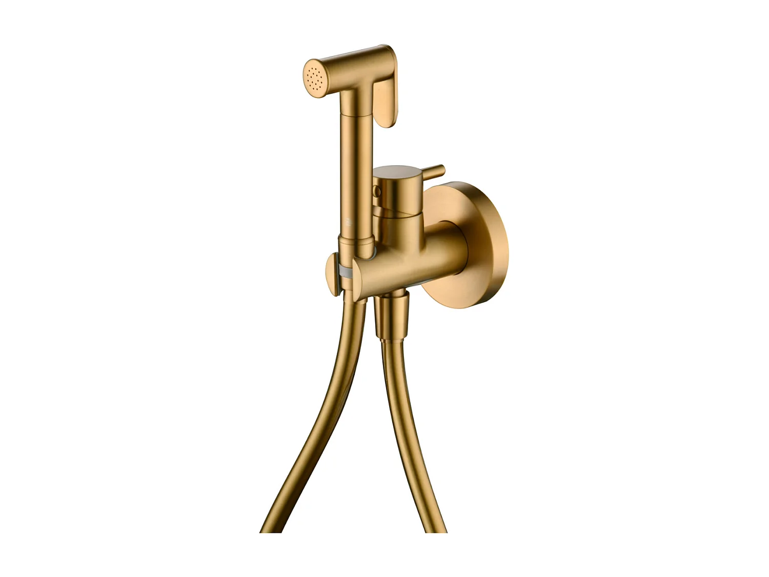 Kit Douchette hygiénique À ENCASTRER,  WC ou Bidet Salle de Bain Or Brossé MUNICH RDM001/OC