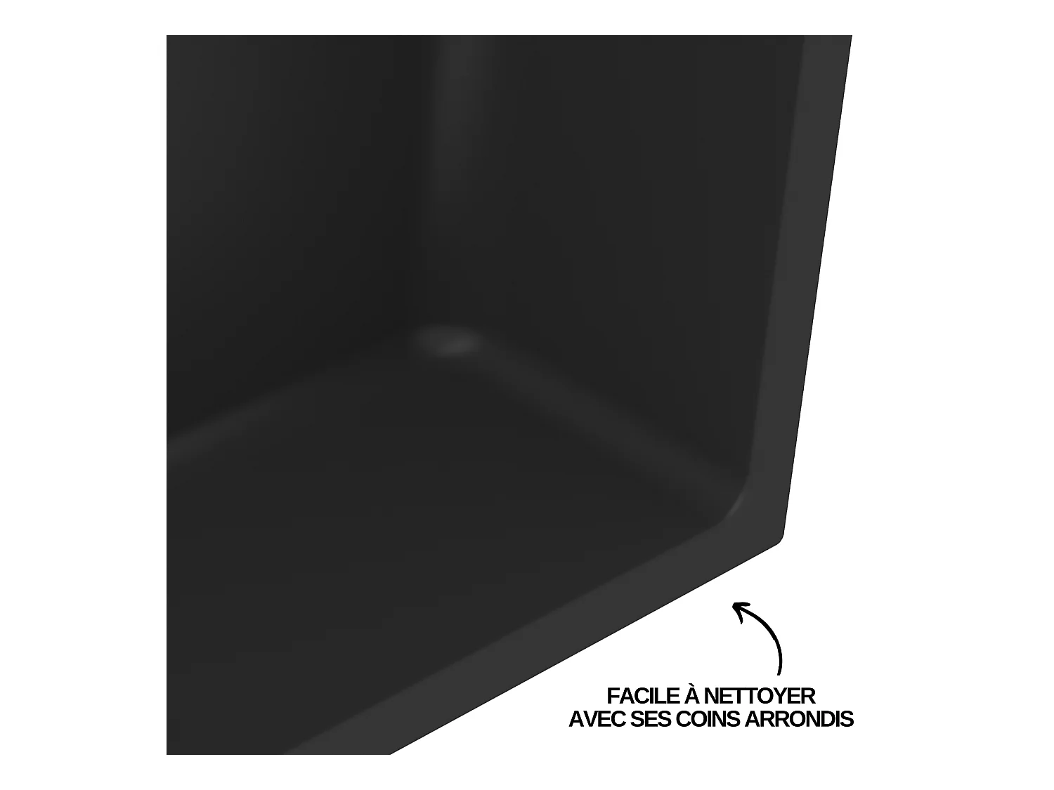 Lot de 2 Niches de Douche, Rangement mural de Salle de Bain et Douche 30x30cm + 30x60cm Noir Satiné, NOOK by SANIZÉO