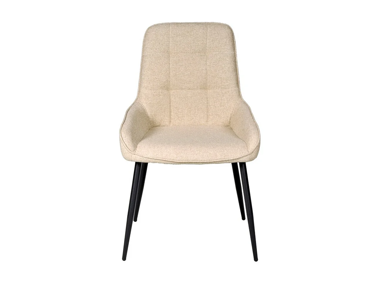 Lot de 4 chaises de salle à manger ARTY/ Beige