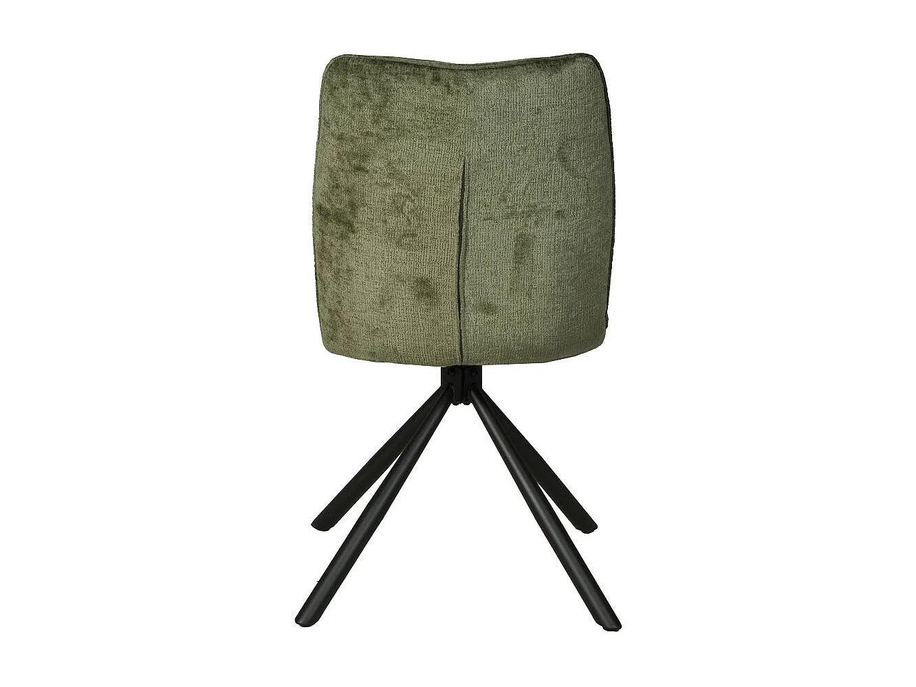 Lot de 4 chaises pivotantes de salle à manger CORTINA/ Vert