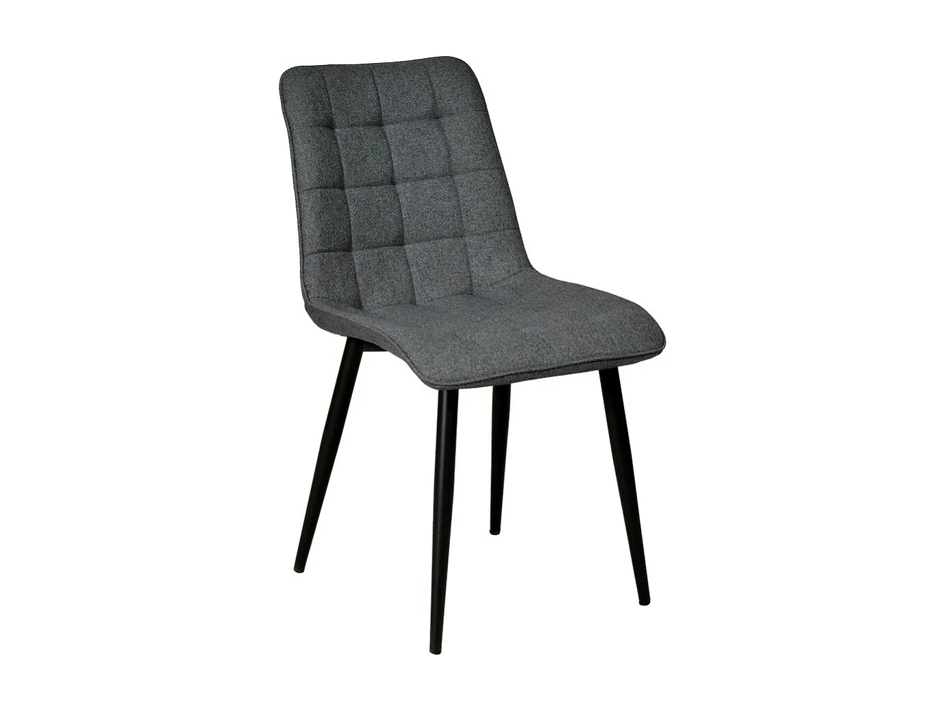 Lot de 4 chaises de salle à manger MUSE/ Gris foncé