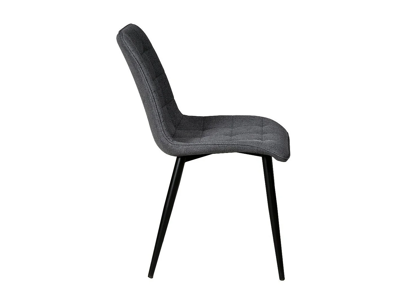 Lot de 4 chaises de salle à manger MUSE/ Gris foncé