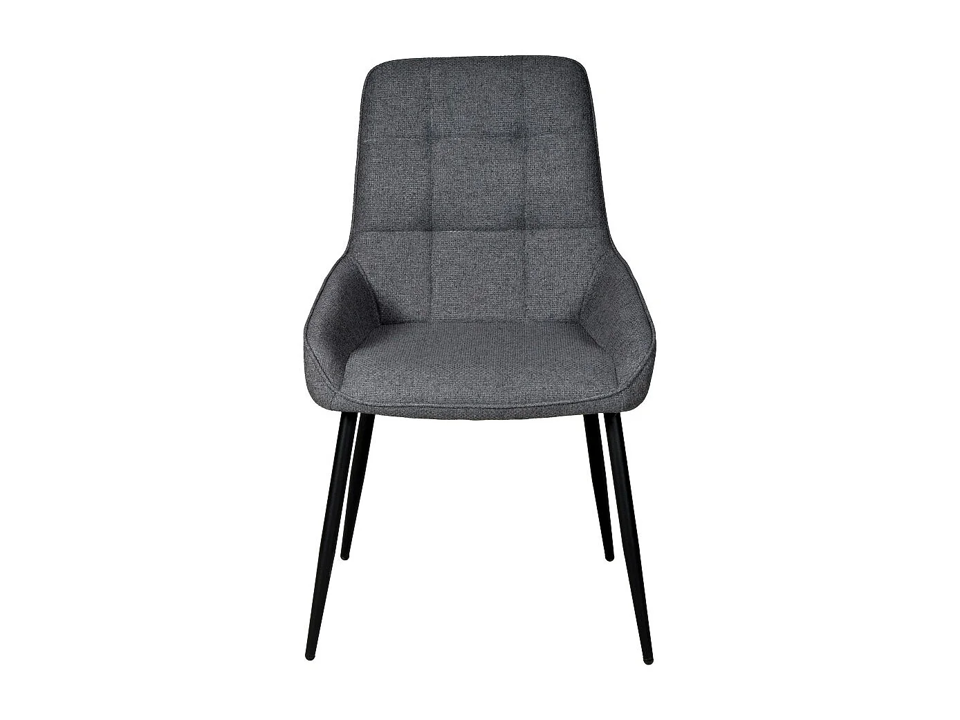 Lot de 4 chaises de salle à manger ARTY/ Gris foncé