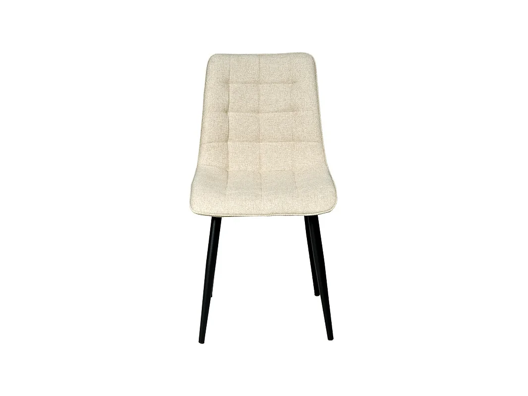 Lot de 4 chaises de salle à manger MUSE/ Beige