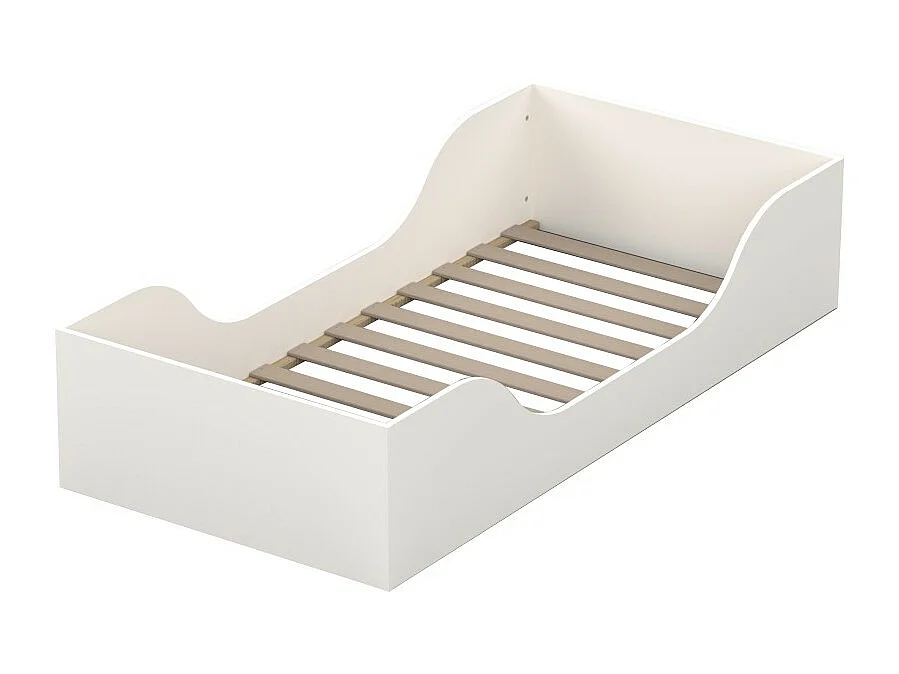 Lit NOE 90x190 + matelas / Blanc
