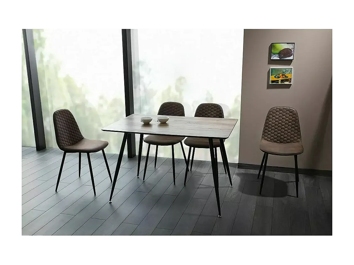 Esstisch Remus (80x120)/Braun