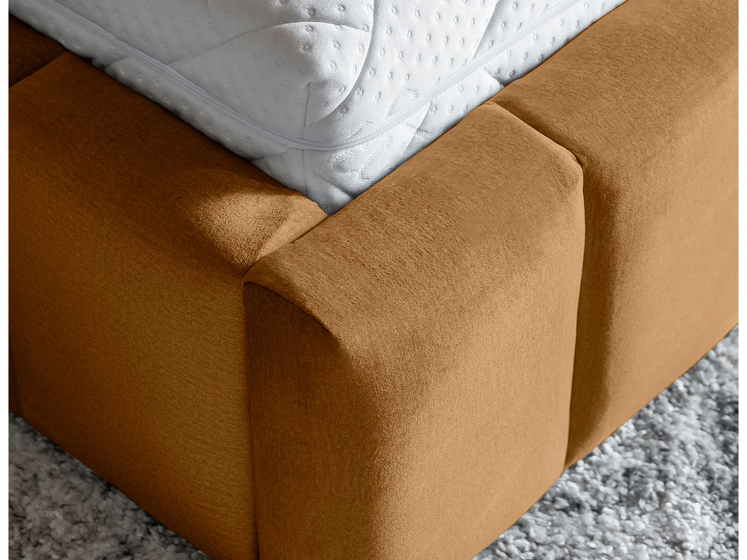 Lit Hero L-180x200/Tissu/Orange