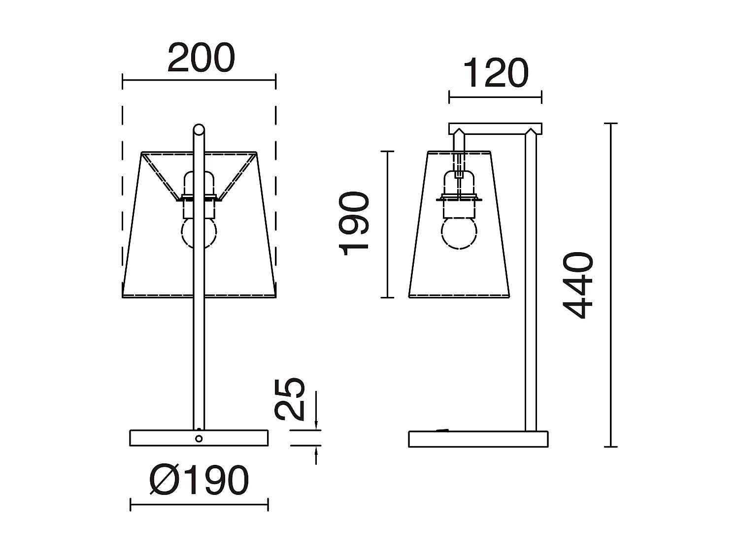 NEMO moderne interieur tafellamp - H44 cm - staal en kunststof - aan&uit - 1,5 meter kabel - oplaadbasis - IP20 - E27 40W - wit en wit