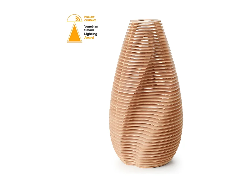 Candeeiro de pé e mesa TWIST estilo moderno e escandinavo - A. 132,5 cm x P. 66 cm - GX53 LED T2 - 18W - 2000lm e 3000K - cabo de 2 metros - on&off - ip20