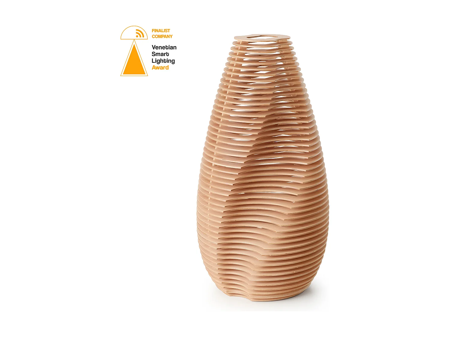 Lámpara de pie y mesa TWIST estilo moderno y escandinavo - Alt. 132,5 cm x D. 66 cm - GX53 LED T2 - 18W - 2000lm y 3000K - cable 2 metros - on&off - ip20