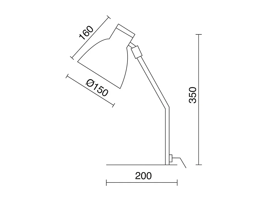 Lampe de table Valan classique -h35cm-e27 60w-ip20-350º-on&off-acier,bois-bleu