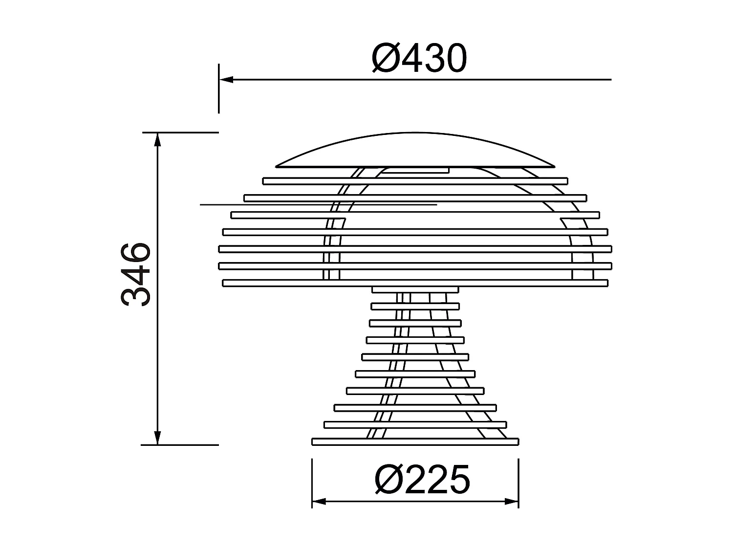 Lampe de table modern Tec-h 34,6 cm-gx53 led t2 10w-1200lm,3k-on&off-ip20