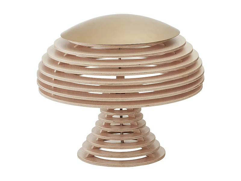 Lampada da tavolo moderna Tec-h.34,6 cm-gx53 led t2 10w-1200lm,3k-on&off-ip20