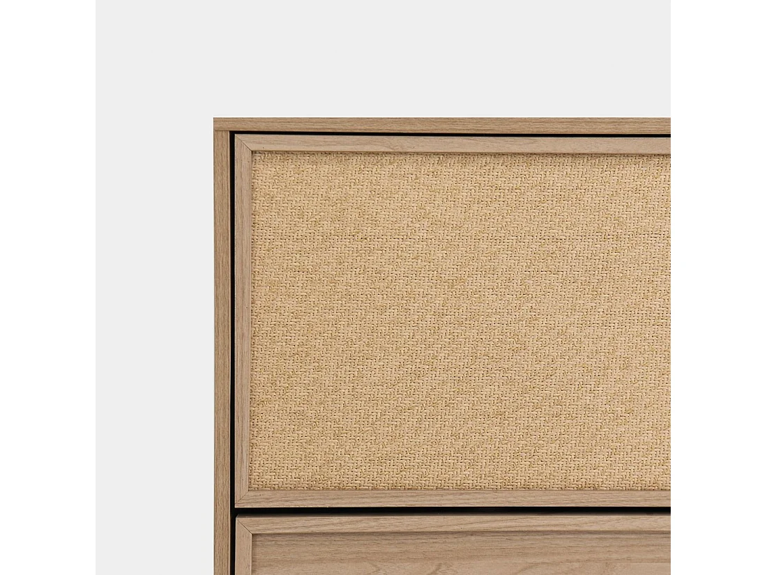 Zapatero doble de Fibra natural Natural 90 x 105- Bora