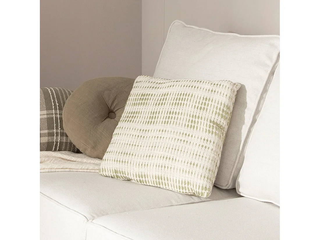Coussin en tissu vert 45x45 cm-Setur
