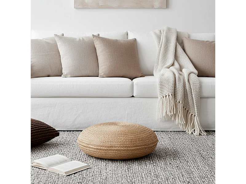 Coussin en rotin naturel 0x0 cm-Jag