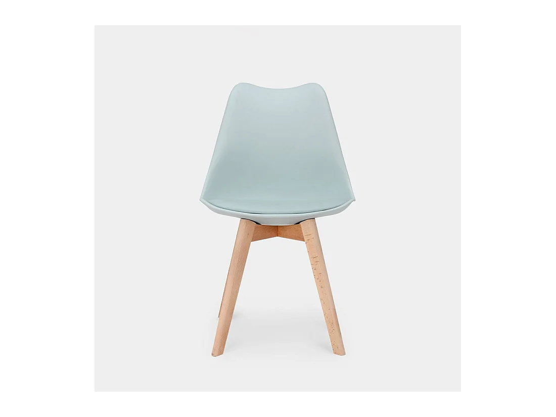 Chaise d'extérieur en plastique bleu 48x82 cm-Kler