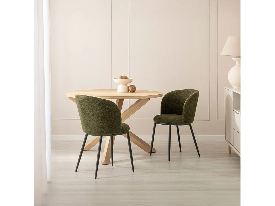 Packs 2 sillas Verde oscuro 51 x 80 cm