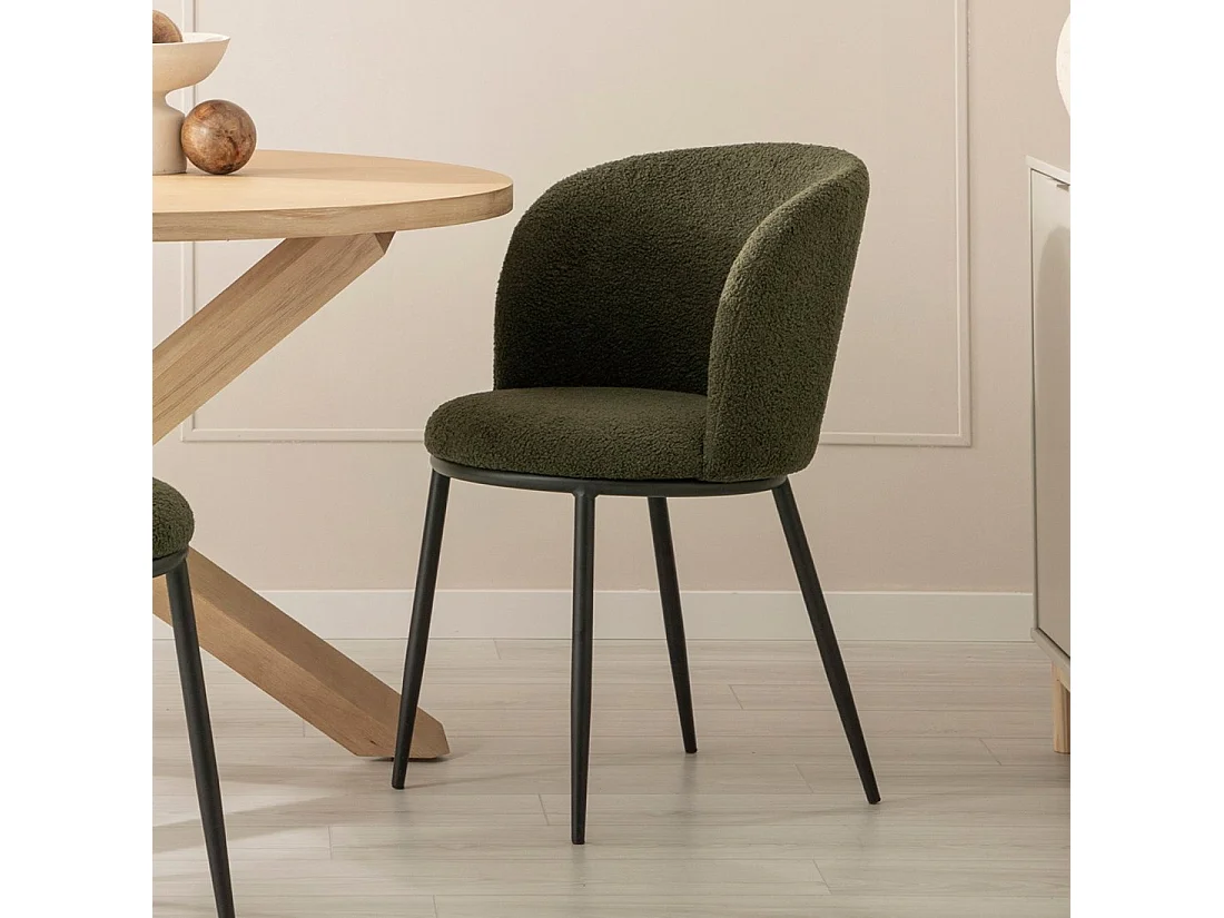 Packs 2 sillas Verde oscuro 51 x 80 cm