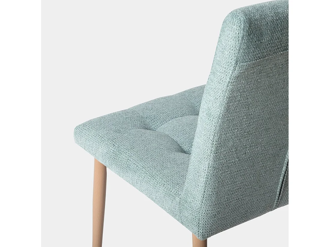 Silla de comedor de Tela Menta 92 x 44- Leia