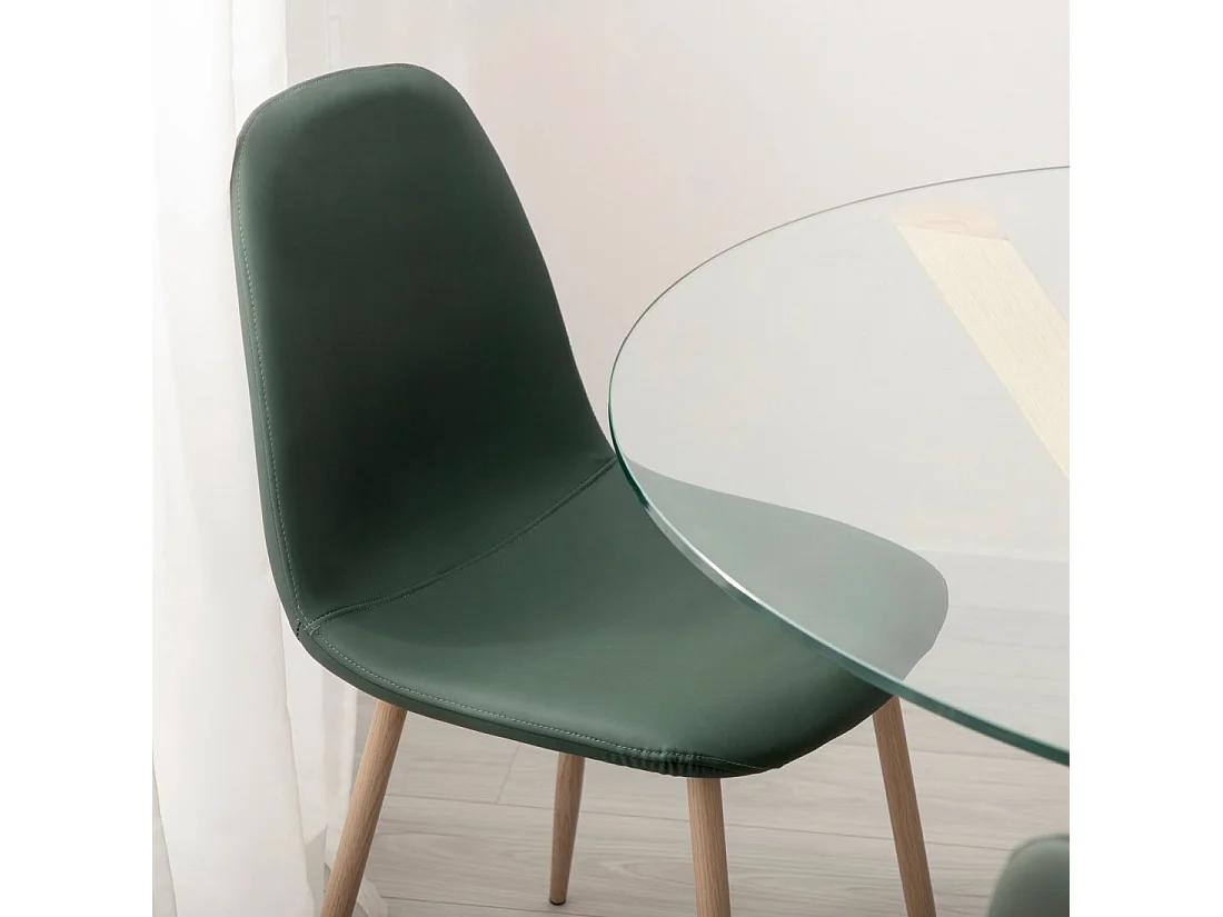 Packs 4 sillas Verde 44 x 84 cm