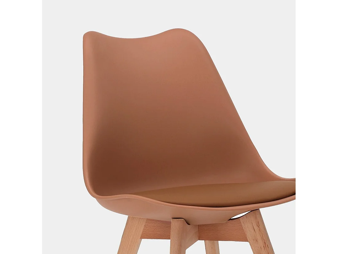 Packs 4 sillas Terracota 48 x 82 cm