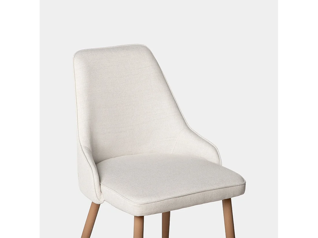 Packs 2 sillas Beige 52 x 87 cm