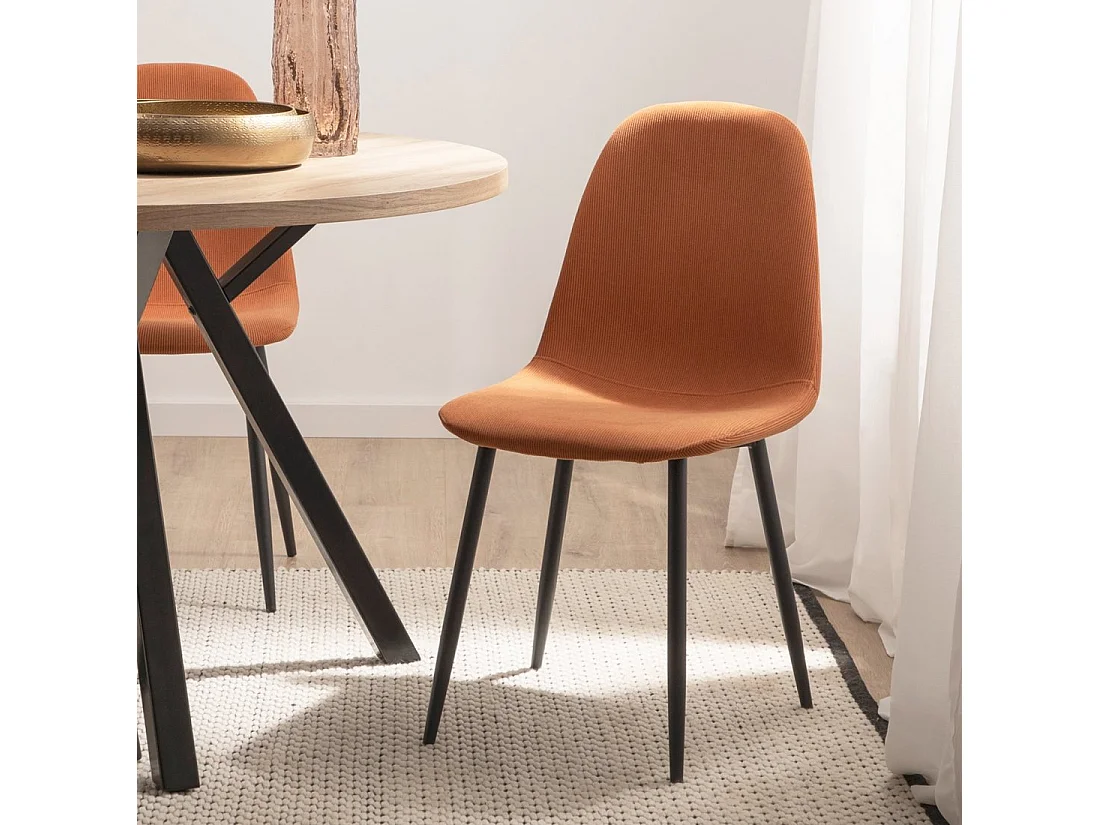 Packs 4 sillas Terracota 44 x 84 cm